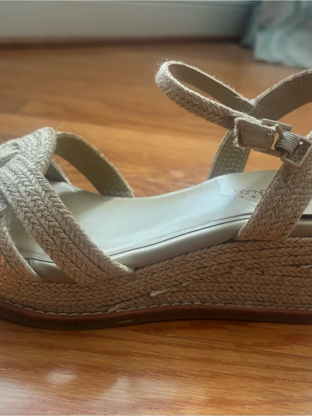Splendid Espadrille Wedge Sandals with Ankle Strap